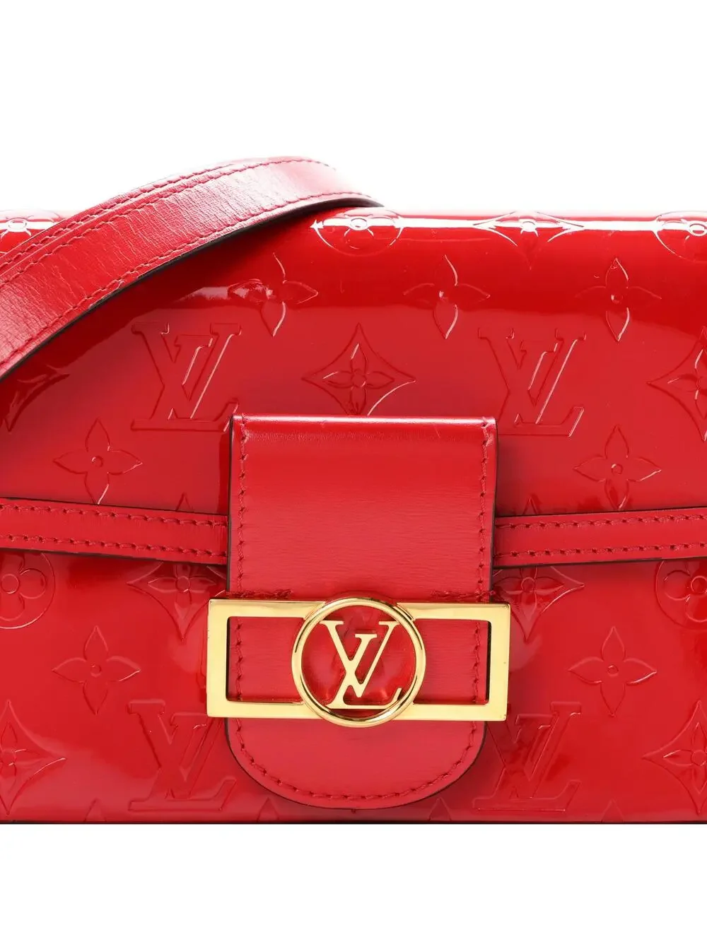 Louis Vuitton Vernis Dauphine Mini Red #329726L15B